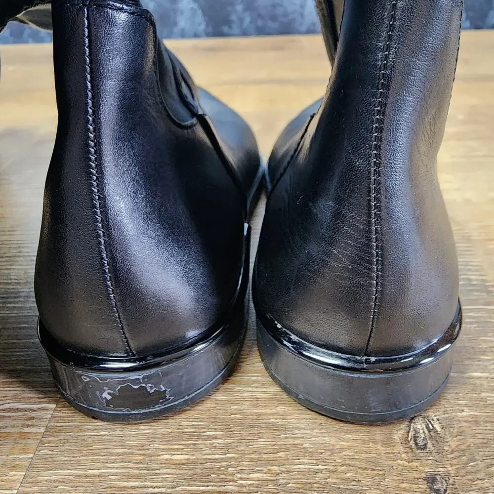 Calvin Klein Priya Over-the-Knee Black Dress Boots | Women's 6.5